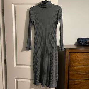 Blue Midi Knit Zara Dress